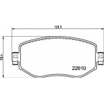 Brembo Σετ τακάκια, Δισκόφρενα - P 68 068