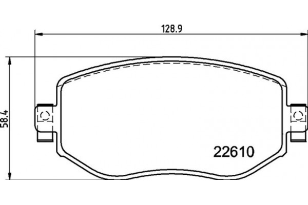 Brembo Σετ τακάκια, Δισκόφρενα - P 68 068