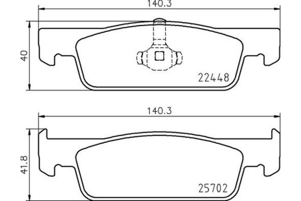 Brembo Σετ τακάκια, Δισκόφρενα - P 68 069