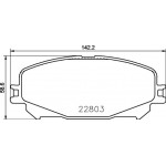 Brembo Σετ τακάκια, Δισκόφρενα - P 68 071