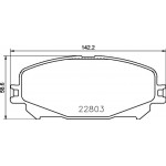 Brembo Σετ τακάκια, Δισκόφρενα - P 68 071