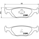 Brembo Σετ τακάκια, Δισκόφρενα - P 71 003