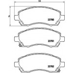 Brembo Σετ τακάκια, Δισκόφρενα - P 78 009