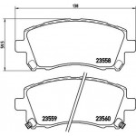 Brembo Σετ τακάκια, Δισκόφρενα - P 78 010