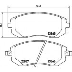 Brembo Σετ τακάκια, Δισκόφρενα - P 78 013