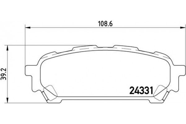 Brembo Σετ τακάκια, Δισκόφρενα - P 78 014