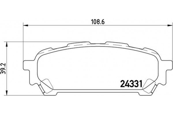 Brembo Σετ τακάκια, Δισκόφρενα - P 78 014
