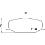 Brembo Σετ τακάκια, Δισκόφρενα - P 79 001