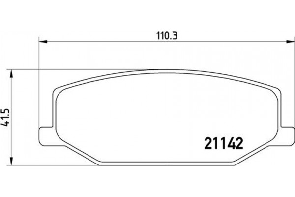 Brembo Σετ τακάκια, Δισκόφρενα - P 79 001