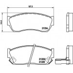 Brembo Σετ τακάκια, Δισκόφρενα - P 79 005