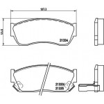 Brembo Σετ τακάκια, Δισκόφρενα - P 79 005