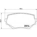 Brembo Σετ τακάκια, Δισκόφρενα - P 79 009