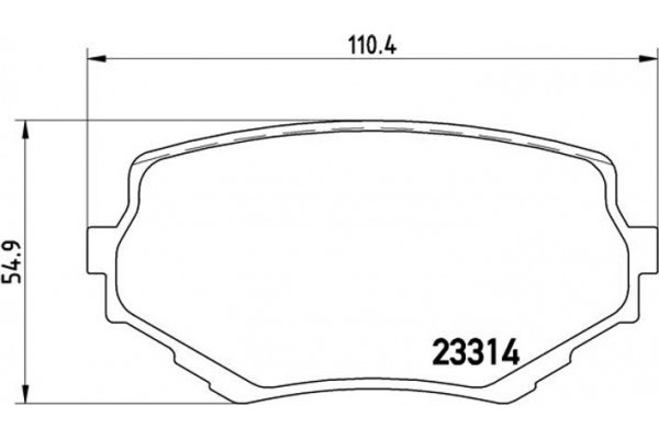 Brembo Σετ τακάκια, Δισκόφρενα - P 79 009