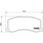 Brembo Σετ τακάκια, Δισκόφρενα - P 79 010