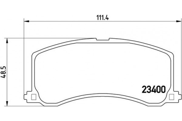 Brembo Σετ τακάκια, Δισκόφρενα - P 79 010