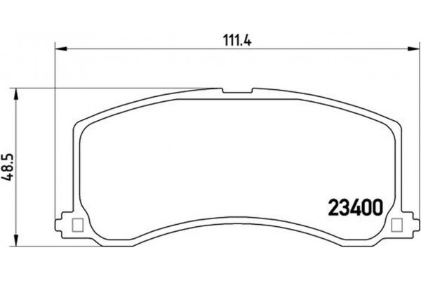 Brembo Σετ τακάκια, Δισκόφρενα - P 79 010