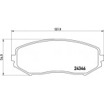 Brembo Σετ τακάκια, Δισκόφρενα - P 79 018