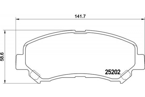 Brembo Σετ τακάκια, Δισκόφρενα - P 79 028