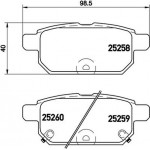 Brembo Σετ τακάκια, Δισκόφρενα - P 79 029