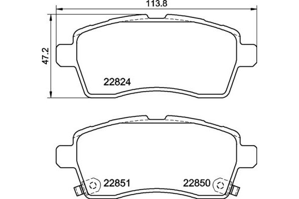 Brembo Σετ τακάκια, Δισκόφρενα - P 79 037