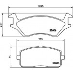 Brembo Σετ τακάκια, Δισκόφρενα - P 83 004