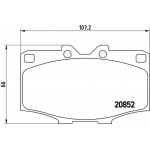 Brembo Σετ τακάκια, Δισκόφρενα - P 83 006