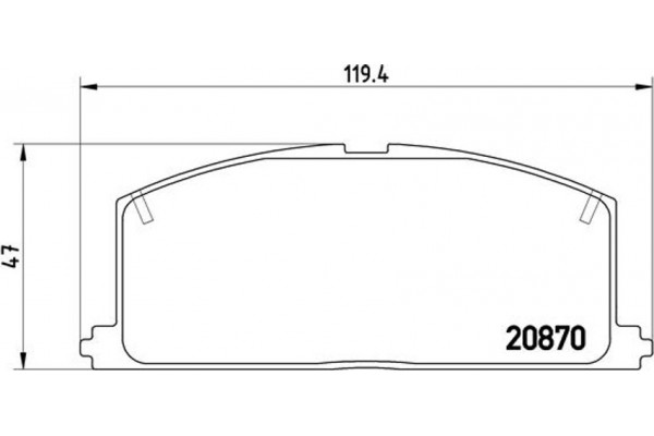 Brembo Σετ τακάκια, Δισκόφρενα - P 83 011