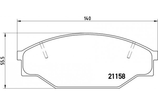 Brembo Σετ τακάκια, Δισκόφρενα - P 83 013