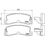 Brembo Σετ τακάκια, Δισκόφρενα - P 83 015