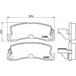 Brembo Σετ τακάκια, Δισκόφρενα - P 83 015