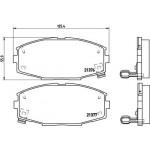 Brembo Σετ τακάκια, Δισκόφρενα - P 83 020