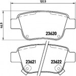 Brembo Σετ τακάκια, Δισκόφρενα - P 83 047