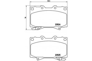Brembo Σετ τακάκια, Δισκόφρενα - P 83 048