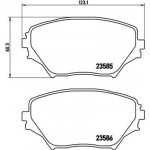 Brembo Σετ τακάκια, Δισκόφρενα - P 83 055