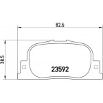 Brembo Σετ τακάκια, Δισκόφρενα - P 83 063