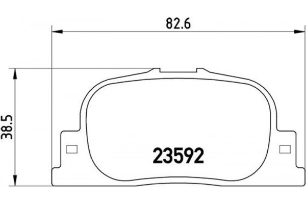 Brembo Σετ τακάκια, Δισκόφρενα - P 83 063