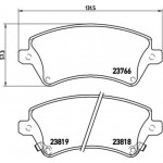 Brembo Σετ τακάκια, Δισκόφρενα - P 83 064