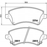 Brembo Σετ τακάκια, Δισκόφρενα - P 83 064