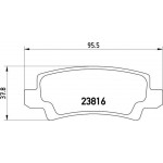 Brembo Σετ τακάκια, Δισκόφρενα - P 83 065