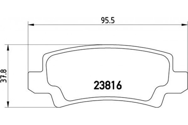 Brembo Σετ τακάκια, Δισκόφρενα - P 83 065