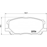 Brembo Σετ τακάκια, Δισκόφρενα - P 83 067