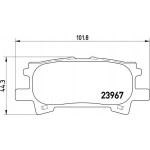 Brembo Σετ τακάκια, Δισκόφρενα - P 83 068