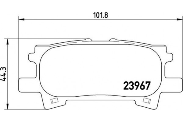 Brembo Σετ τακάκια, Δισκόφρενα - P 83 068