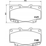 Brembo Σετ τακάκια, Δισκόφρενα - P 83 069