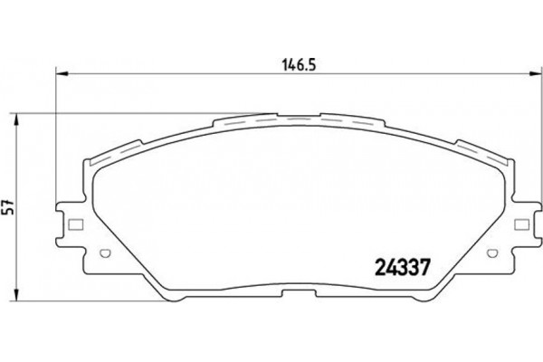 Brembo Σετ τακάκια, Δισκόφρενα - P 83 071