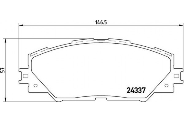 Brembo Σετ τακάκια, Δισκόφρενα - P 83 071