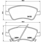 Brembo Σετ τακάκια, Δισκόφρενα - P 83 079