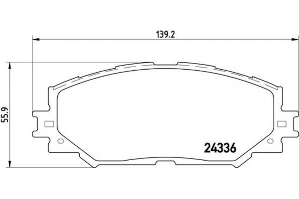 Brembo Σετ τακάκια, Δισκόφρενα - P 83 082