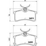 Brembo Σετ τακάκια, Δισκόφρενα - P 83 084