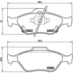 Brembo Σετ τακάκια, Δισκόφρενα - P 83 085 Brembo Σετ τακάκια, Δισκόφρενα - P 83 085